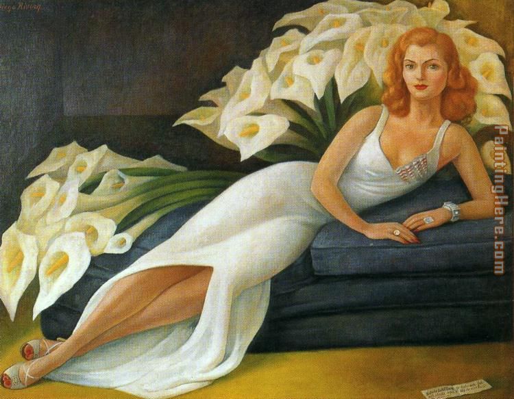 Diego Rivera Portrait of Natasha Zakolkowa Gelman